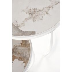 Set masute pentru reviste Halmar Ines (Beige Marble/White) Thumb