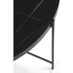 Set masute pentru reviste Halmar Julieta (Black Marble/Black) Thumb