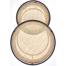 Set mese pentru reviste Halmar Manado (Black/Natural) Thumb