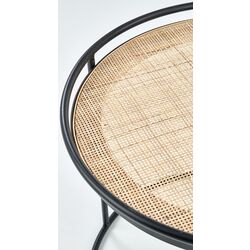 Set mese pentru reviste Halmar Manado (Black/Natural) Thumb