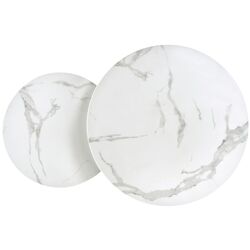 Set masute pentru reviste Halmar Mercury (White Marble/Silver) Thumb