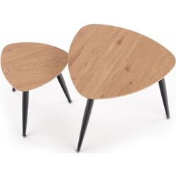 Набор журнальных столиков Halmar Nicea 2 (Golden Oak/Black) Thumb