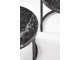 Set masute pentru reviste Halmar Oreo (Black Marble/Black)