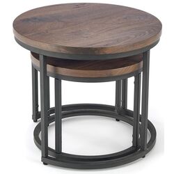 Set masute pentru reviste Halmar Oreo (Walnut/Black) Thumb