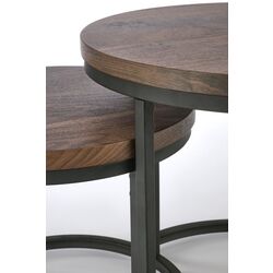 Set masute pentru reviste Halmar Oreo (Walnut/Black) Thumb