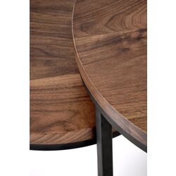 Set masute pentru reviste Halmar Oreo (Walnut/Black) Thumb