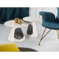 Set masute pentru reviste Halmar Osario (White Marble/White)