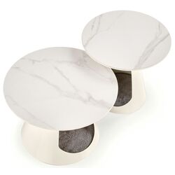 Set masute pentru reviste Halmar Osario (White Marble/White) Thumb