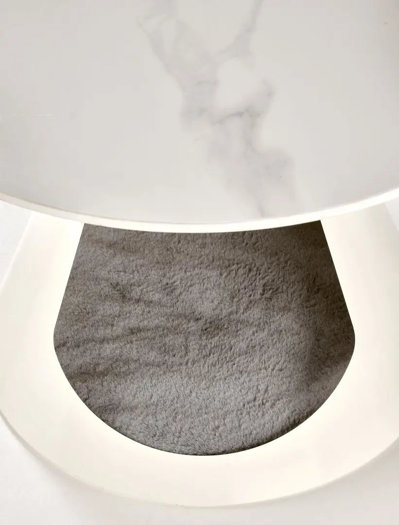 Set masute pentru reviste Halmar Osario (White Marble/White)