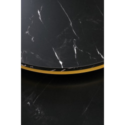 Set masute pentru reviste Halmar Paola (Black Marble/Gold) Thumb