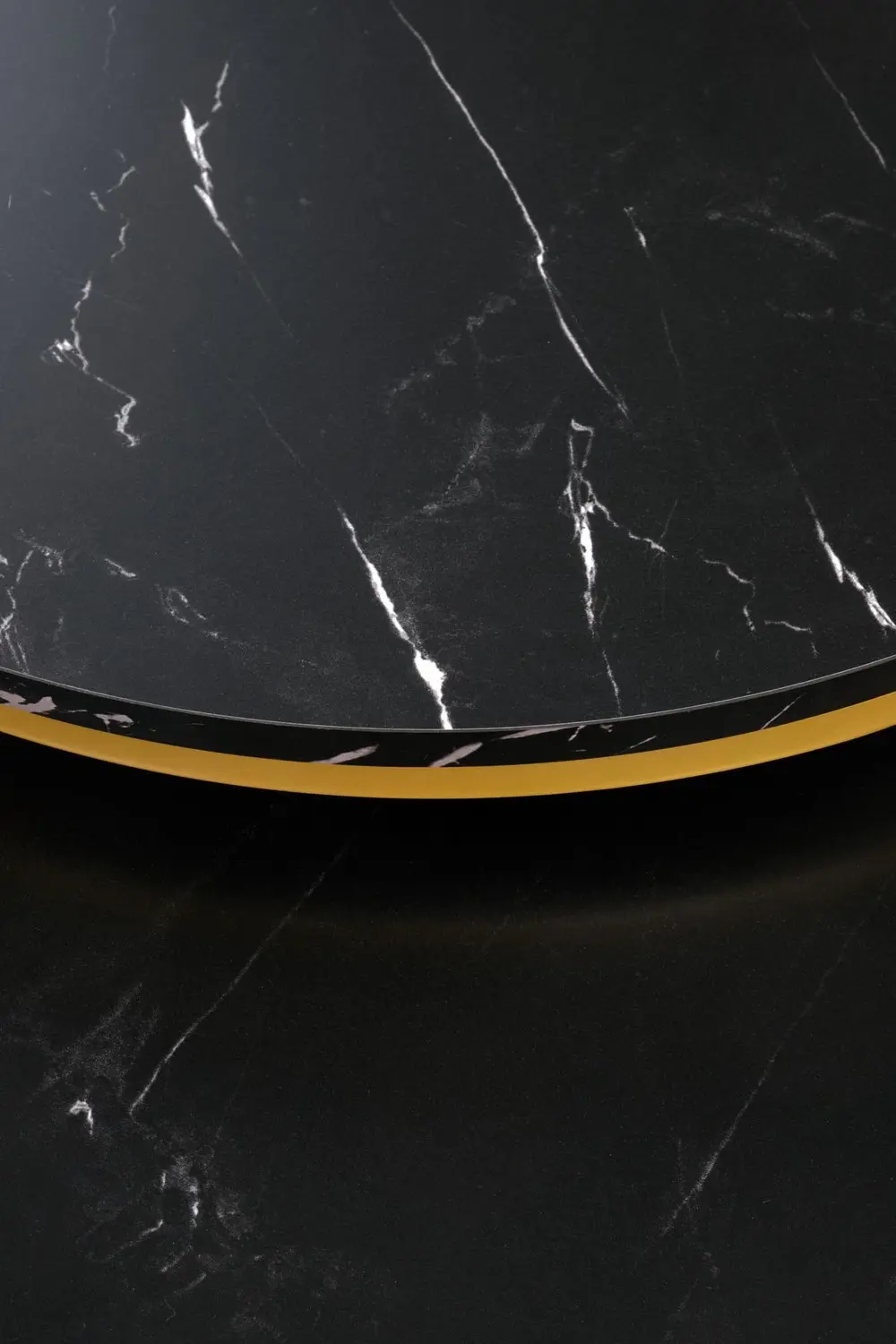 Set masute pentru reviste Halmar Paola (Black Marble/Gold)