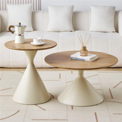 Set masute pentru reviste Halmar Pilar (Natural Oak/Cashmere)