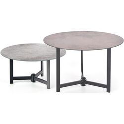 Set mese pentru reviste Halmar Twins (Graphite/Brown/Black)