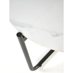 Masa pentru reviste Halmar Acuna S (White Marble/Black) Thumb