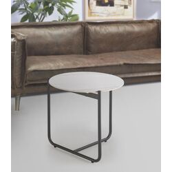 Masa pentru reviste Halmar Acuna S (White Marble/Black)