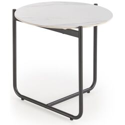 Masa pentru reviste Halmar Acuna S (White Marble/Black) Thumb