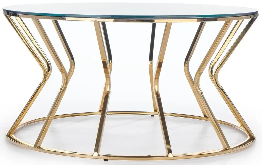 Журнальный столик Halmar Afina (Golden/Transparent)