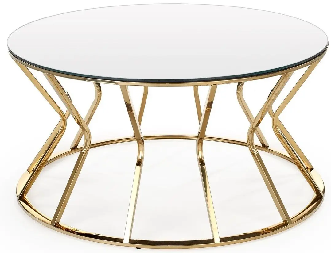 Журнальный столик Halmar Afina (Golden/Transparent)