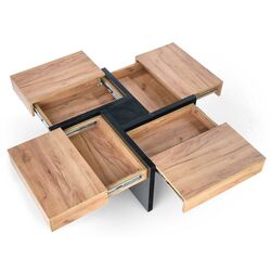 Masa pentru reviste Halmar Sevilla (Craft Oak/Black) Thumb