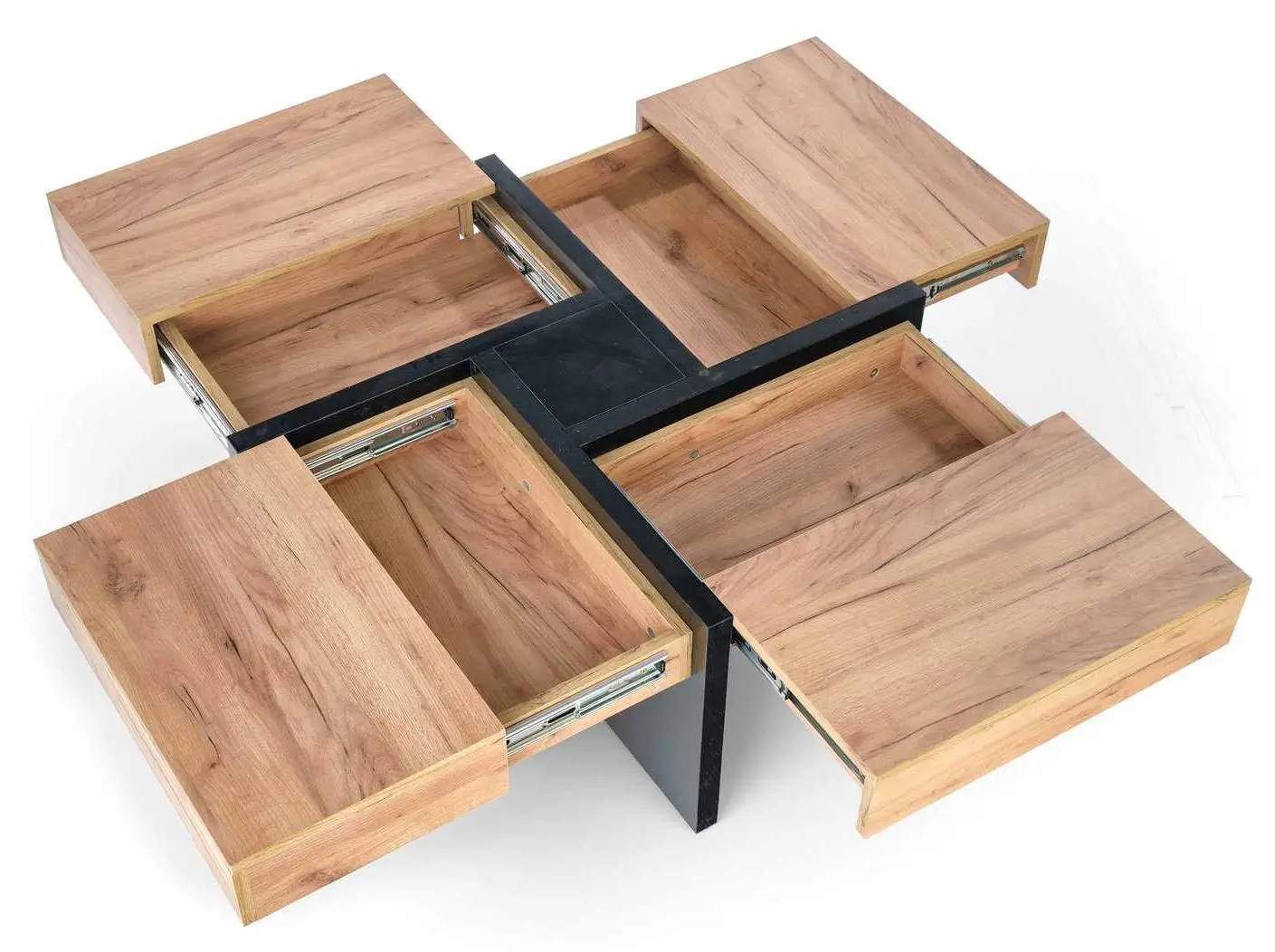 Masa pentru reviste Halmar Sevilla (Craft Oak/Black)