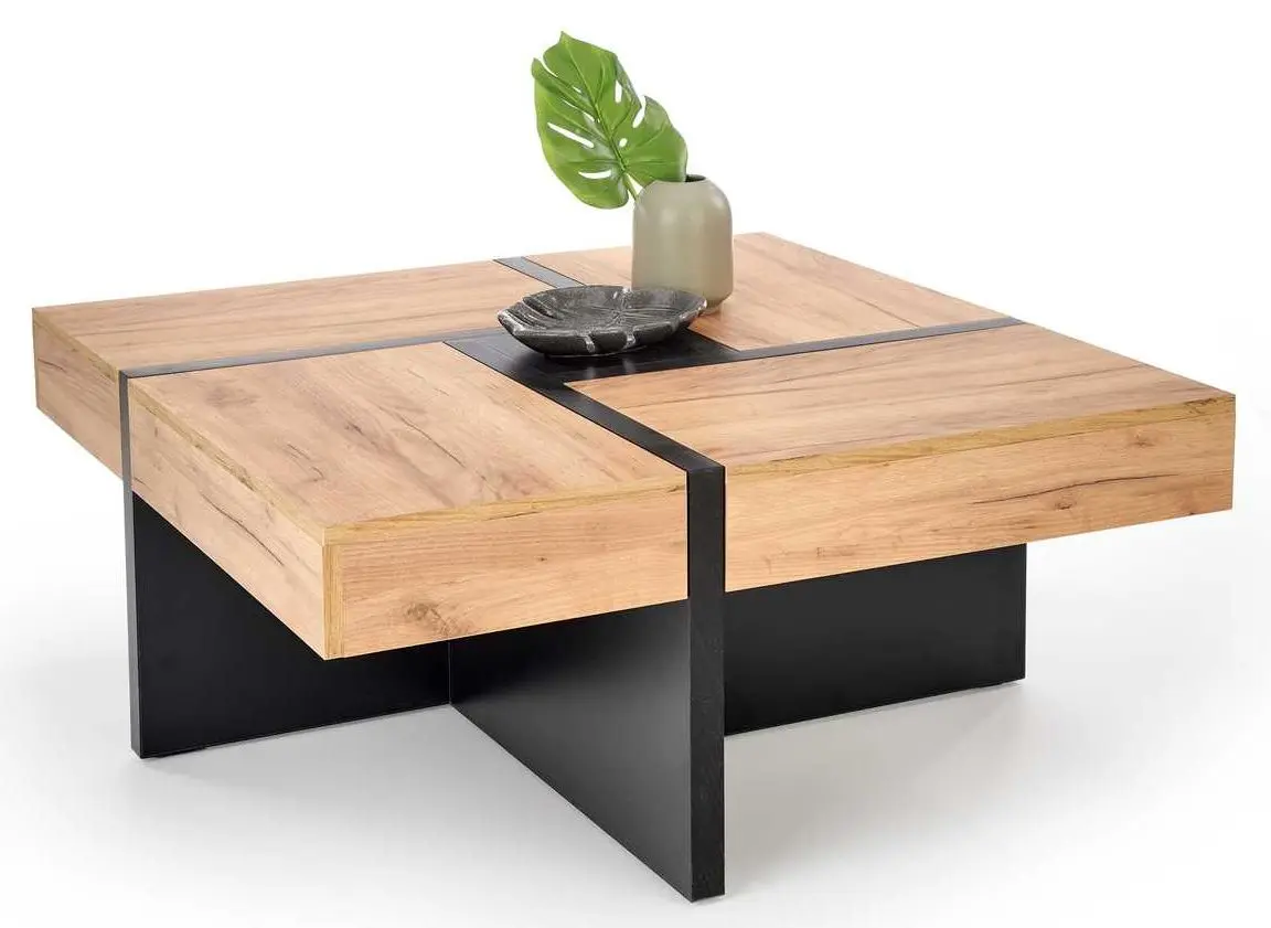 Masa pentru reviste Halmar Sevilla (Craft Oak/Black)