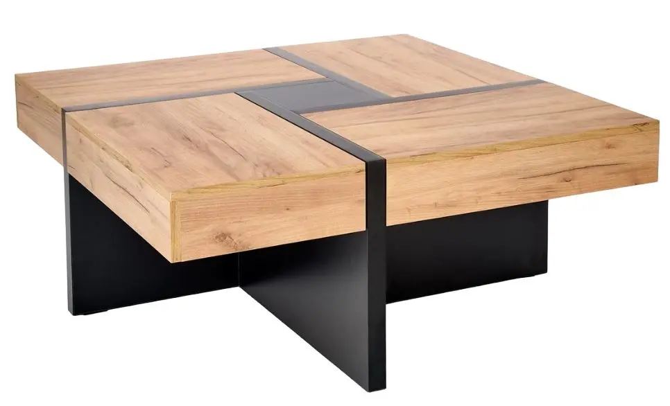 Masa pentru reviste Halmar Sevilla (Craft Oak/Black)