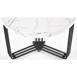 Masa pentru reviste Halmar Antica M (White Marble/Black) Thumb