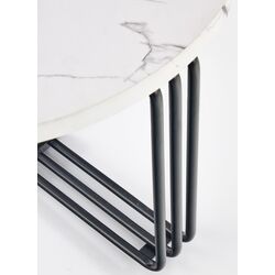 Masa pentru reviste Halmar Antica M (White Marble/Black) Thumb