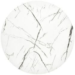 Masa pentru reviste Halmar Antica M (White Marble/Black) Thumb
