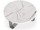 Masa pentru reviste Halmar Antica (White Marble/Black)