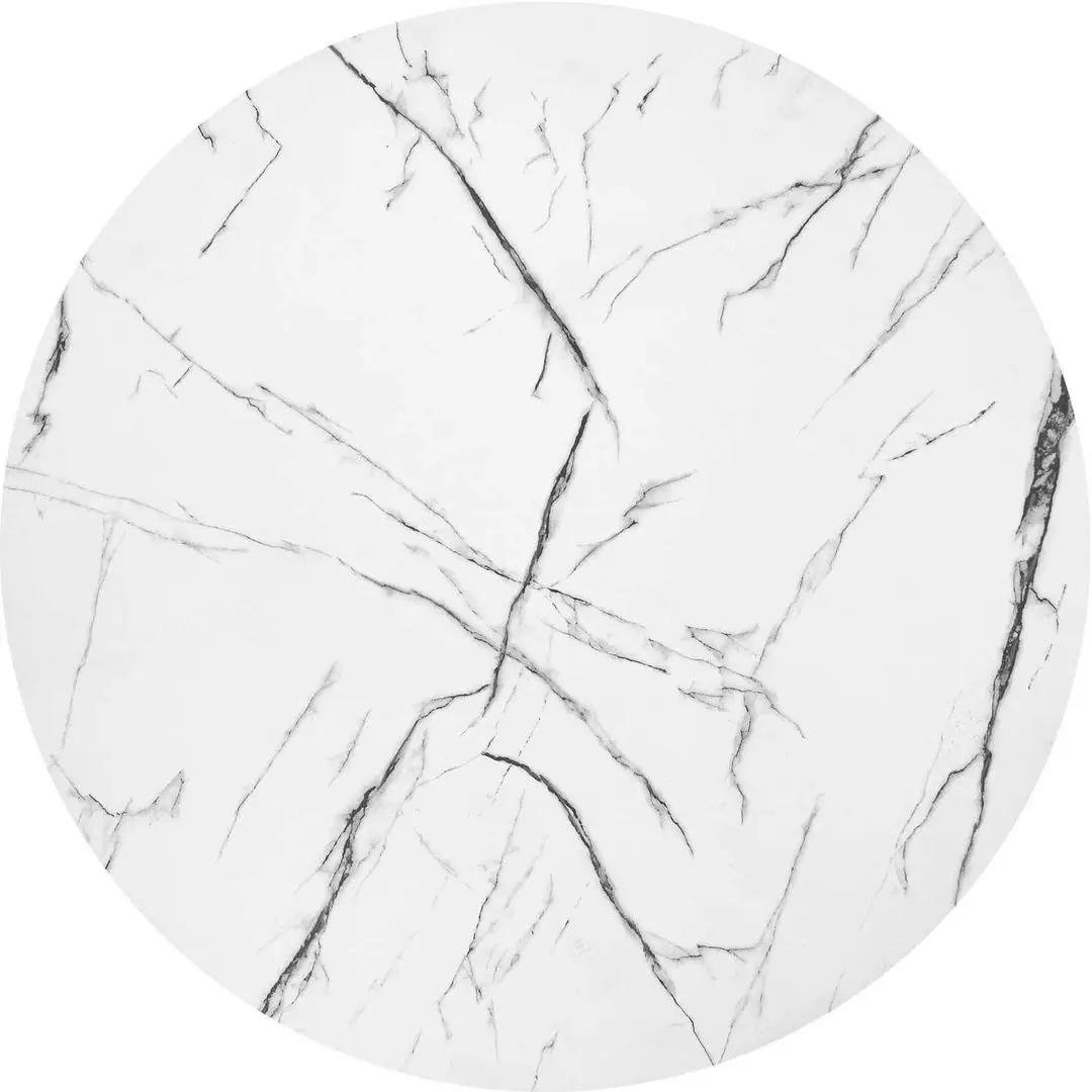Masa pentru reviste Halmar Antica (White Marble/Black)
