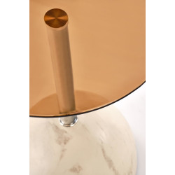 Masa pentru reviste Halmar Ariana (Beige Marble/Amber) Thumb