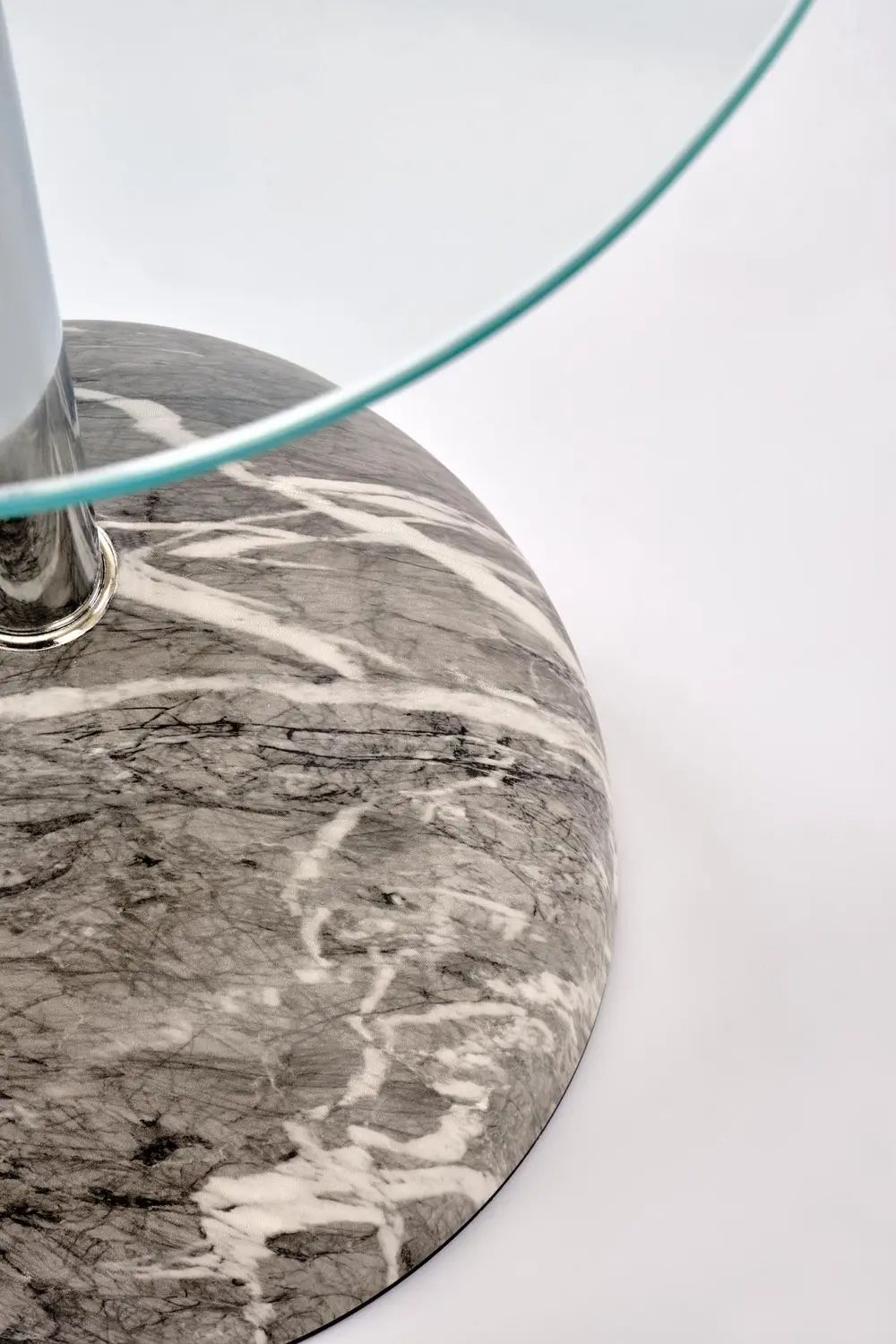 Журнальный столик Halmar Ariana (Grey Marble/Transparent)