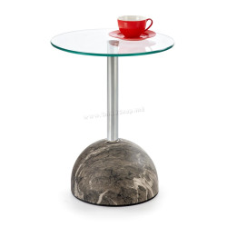Журнальный столик Halmar Ariana (Grey Marble/Transparent)