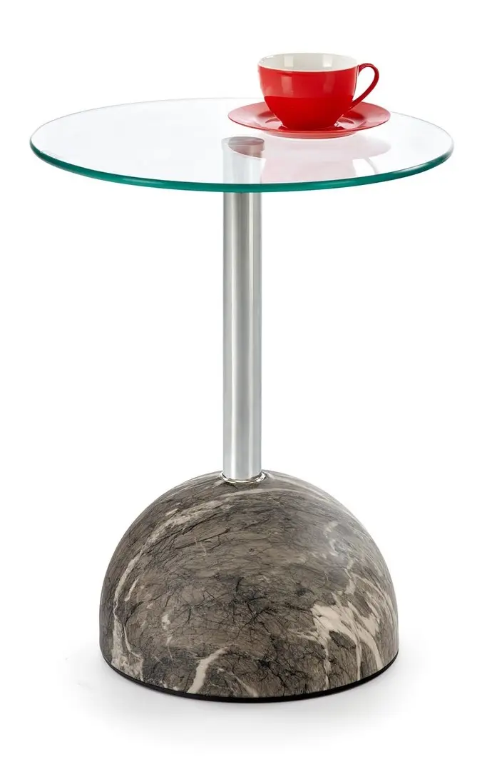 Журнальный столик Halmar Ariana (Grey Marble/Transparent)