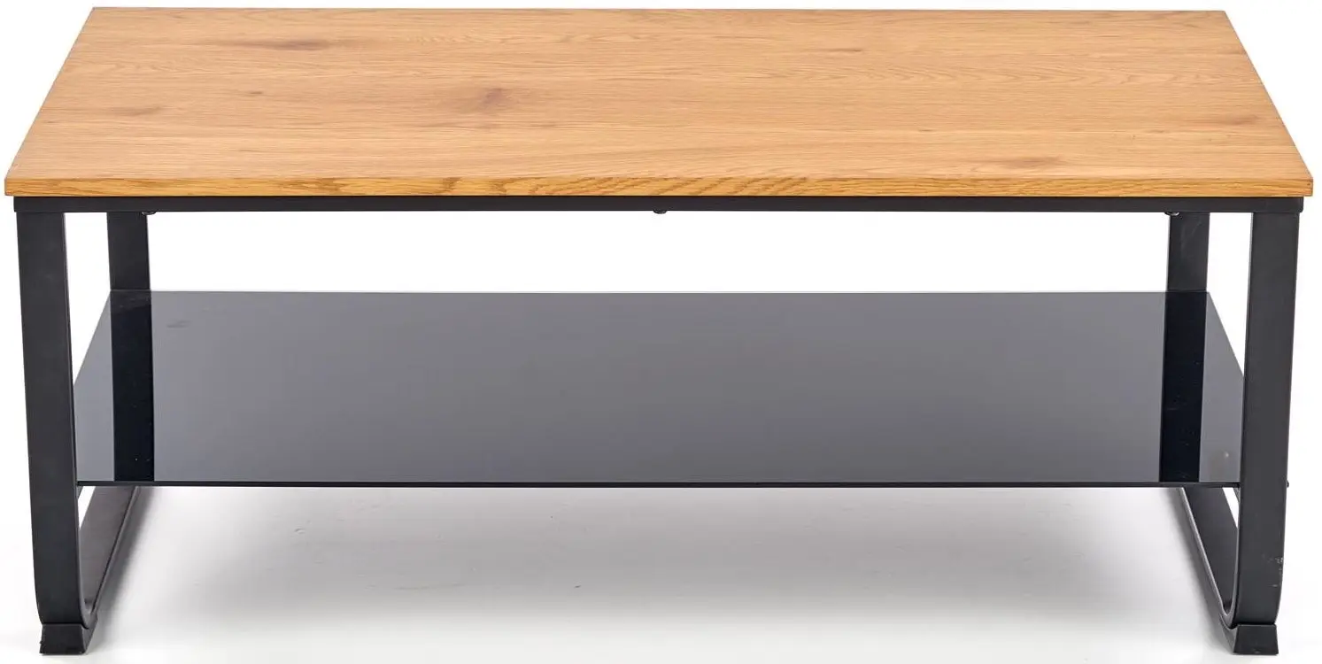 Masa pentru reviste Halmar Artiga (Golden Oak/Black)