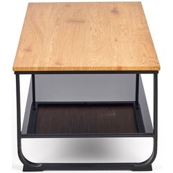 Masa pentru reviste Halmar Artiga (Golden Oak/Black) Thumb