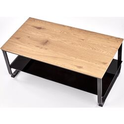 Masa pentru reviste Halmar Artiga (Golden Oak/Black) Thumb