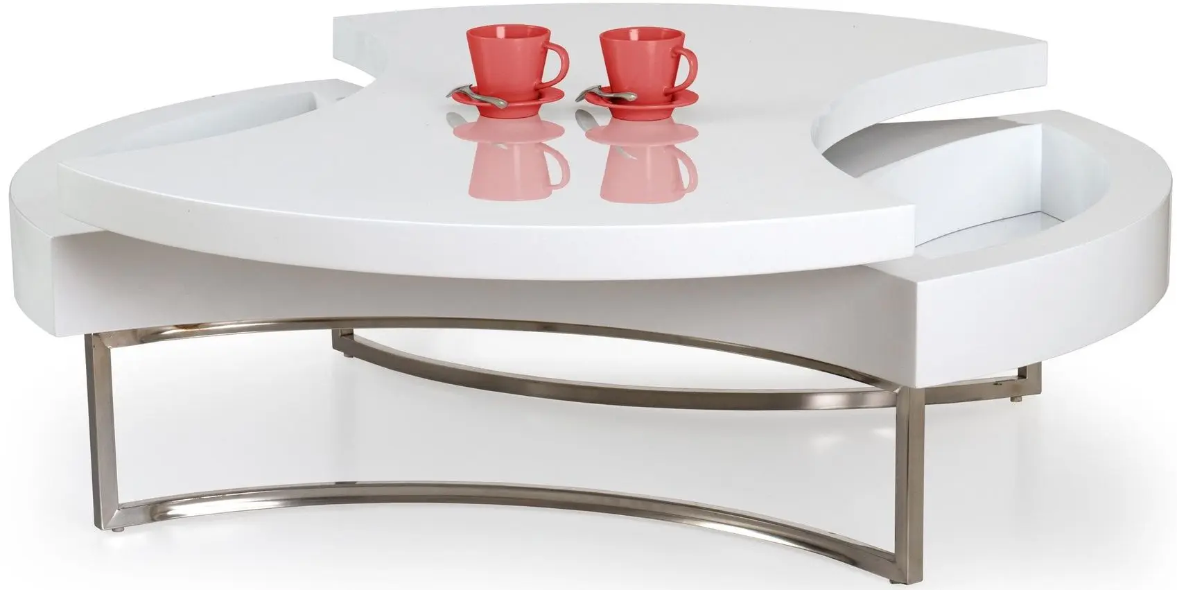 Masa pentru reviste Halmar Aurea (White)