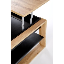 Журнальный столик Halmar Betty (Artisan Oak/Black) Thumb