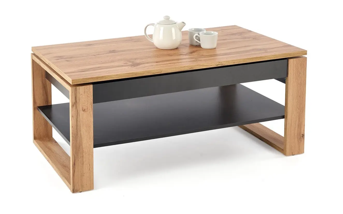 Журнальный столик Halmar Betty (Artisan Oak/Black)