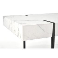 Masa pentru reviste Halmar Blanca (White Marble/Black) Thumb