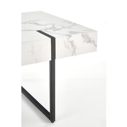 Masa pentru reviste Halmar Blanca (White Marble/Black) Thumb