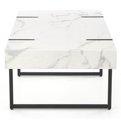 Masa pentru reviste Halmar Blanca (White Marble/Black) Thumb