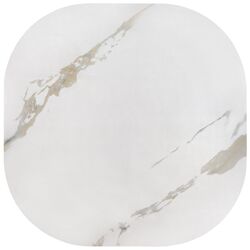 Masa pentru reviste Halmar Borna S (White Marble/Black) Thumb