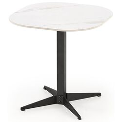 Masa pentru reviste Halmar Borna S (White Marble/Black) Thumb