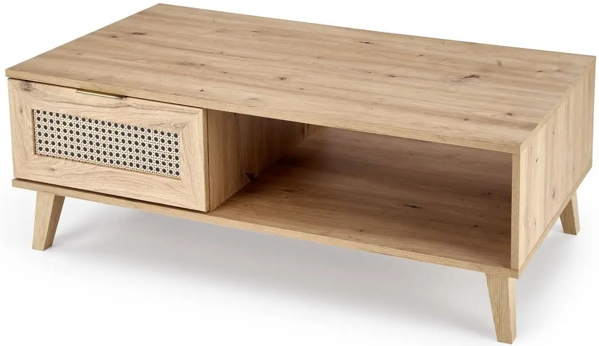 Masa pentru reviste Halmar Borneo Law-1 (Artisan Oak/Black)