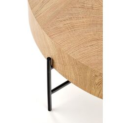 Masa pentru reviste Halmar Brooklyn (Natural Oak/Black) Thumb