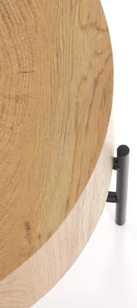 Masa pentru reviste Halmar Brooklyn-s (Natural Oak/Black)