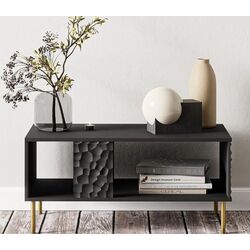 Masa pentru reviste Halmar Bullet LAW-1 (Black/Gold)